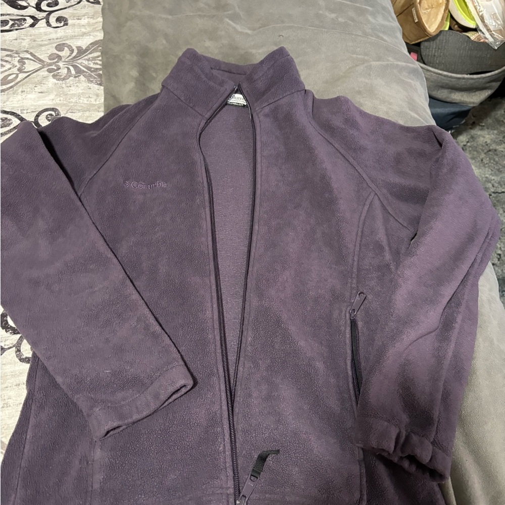 Columbia Women's Dark Purple Fleece Jacket